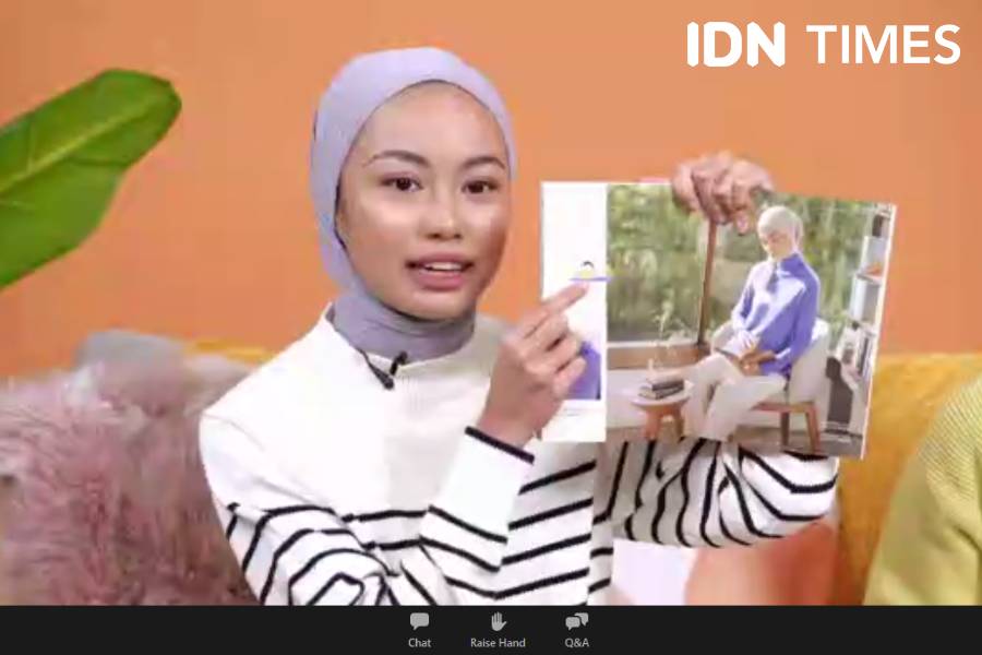Liputan "Launch Event UNIQLO MODEST WEAR Spring/Summer 2022", Kamis (17/3/2022). IDN Times/Tyas Hanina