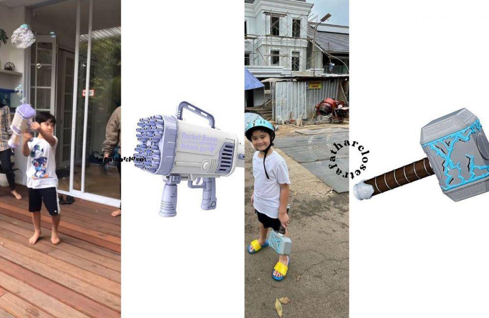 kolase mainan Rafathar (instagram.com/rafatharcloset | instagram.com/rafatharcloset)