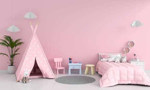 desain kamar serba pink (istockphoto.com)