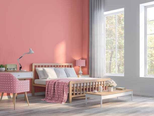 desain kamar serba pink (istockphoto.com)