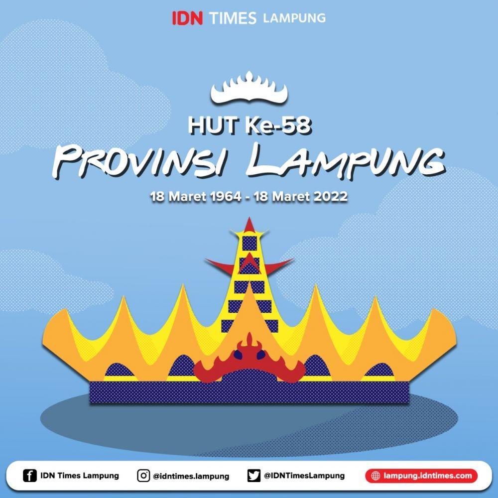 HUT ke-58 Provinsi Lampung, Ini Profil Gubernur dari Masa ke Masa