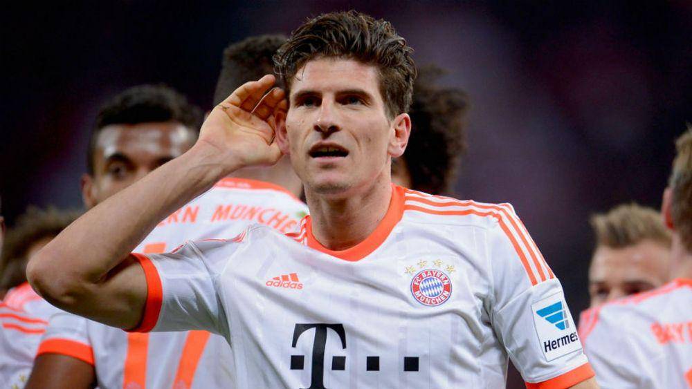 potret Mario Gomez berseragam Bayern Munich (skysports.com)