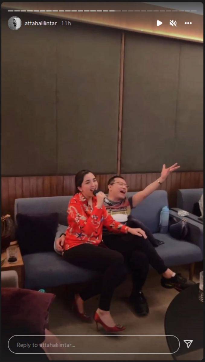 Ulang tahun Anang Hermansyah (Instagram.com/attahalilintar/)