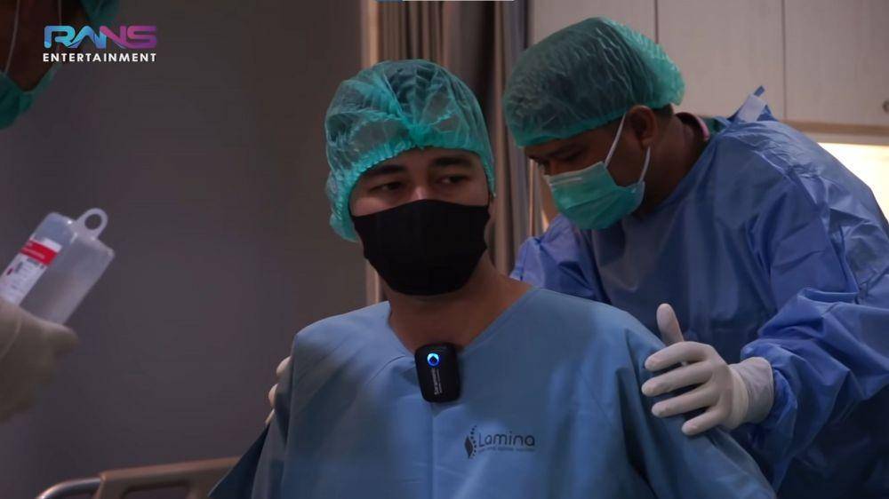 Raffi Ahmad kena saraf kejepit (YouTube.com/Rans Entertainment/)