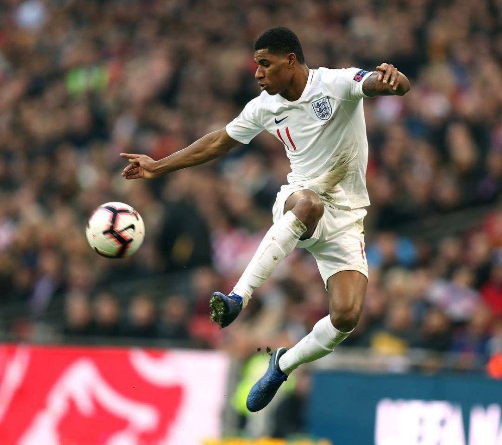 Marcus Rashford bersama timnas Inggris (instagram.com/marcusrashford)