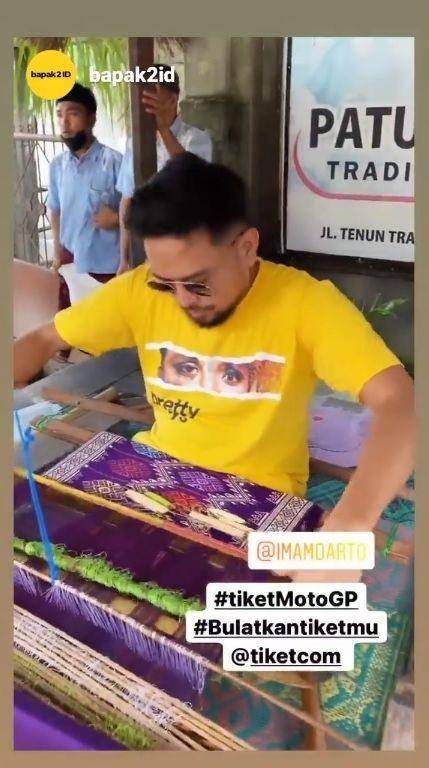 potret Imam Darto siap nonton MotoGP (instagram.com/imamdarto)