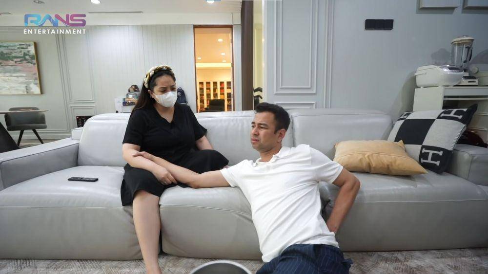 Raffi Ahmad kena saraf kejepit (YouTube.com/Rans Entertainment/)