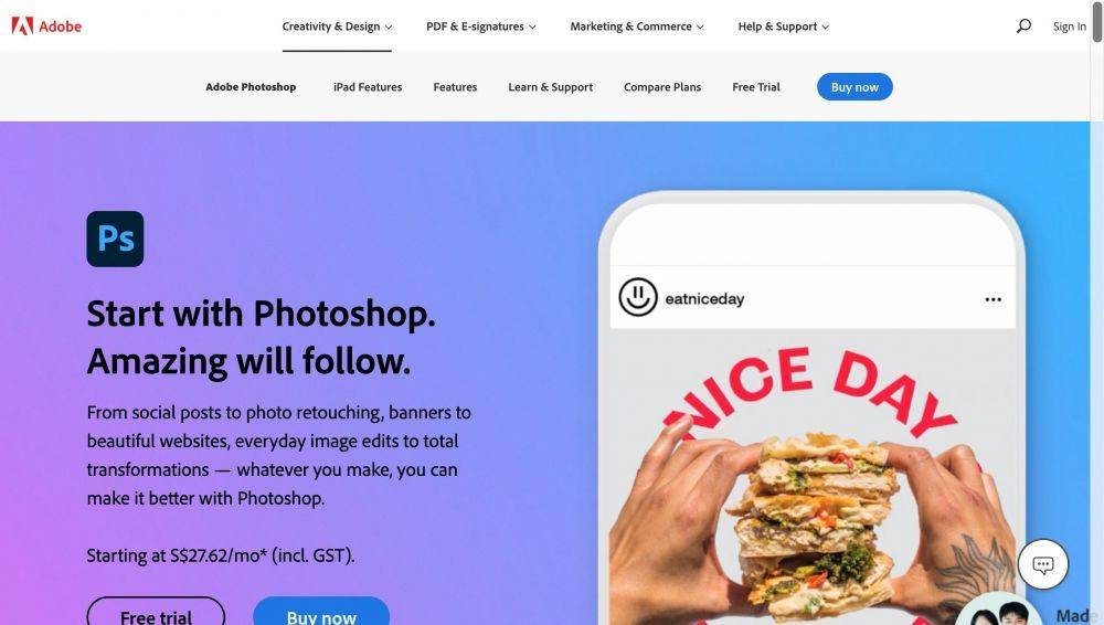 Adobe Photoshop (adobe.com)