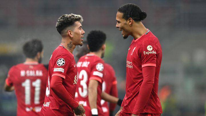 Para pemain Liverpool merayakan gol. (as.com)
