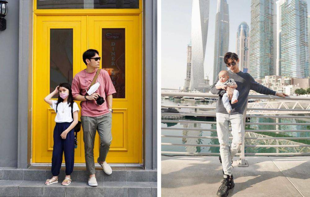 potret artis dan buah hati (instagram.com/benkasyafani | instagram.com/rey_mbayang)