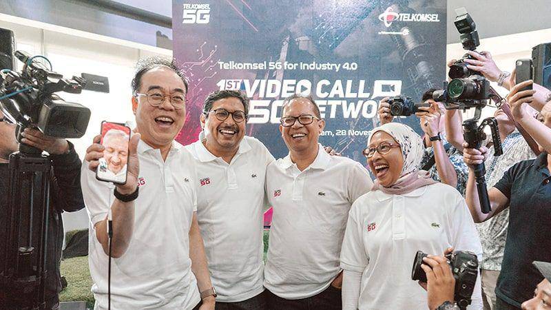 potret peluncuran jaringan teknologi 5G oleh Telkomsel (telkomsel.com)