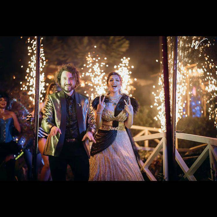 Sangeet Shama Sikander (The Wedding Story via instagram.com/shamasikander)