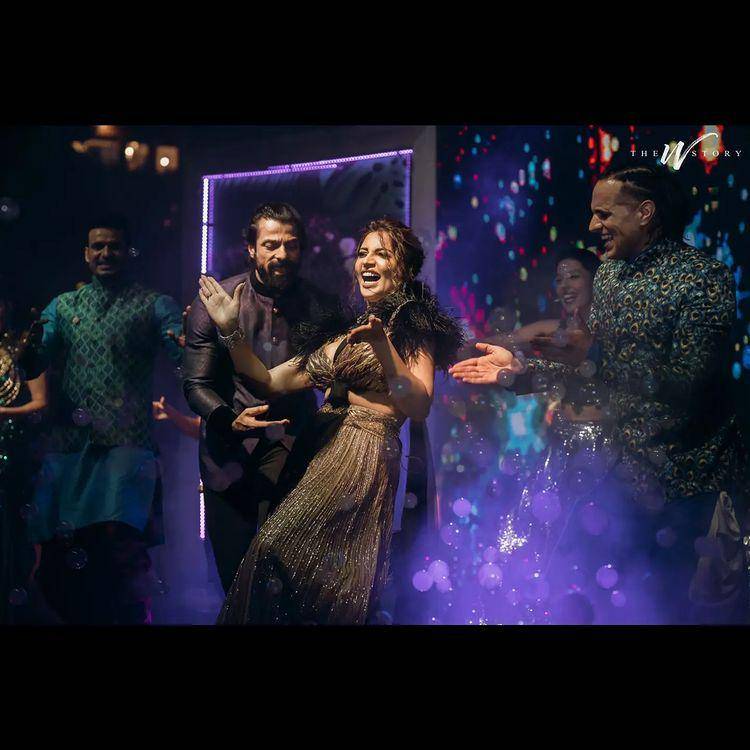 Sangeet Shama Sikander (The Wedding Story via instagram.com/shamasikander)