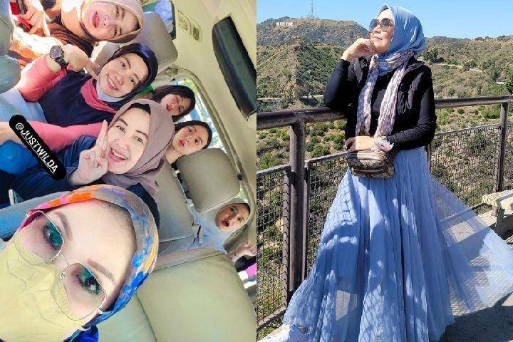 potret liburan Umi Kalsum (instagram.com/mom_ayting92_)