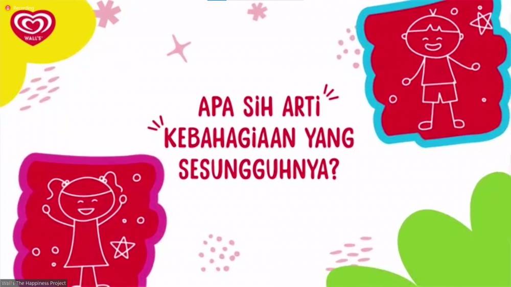 Wall's - The Happiness Project 2022 Virtual Press Conference. Jumat (18/3/2022). IDN Times/Adyaning Raras