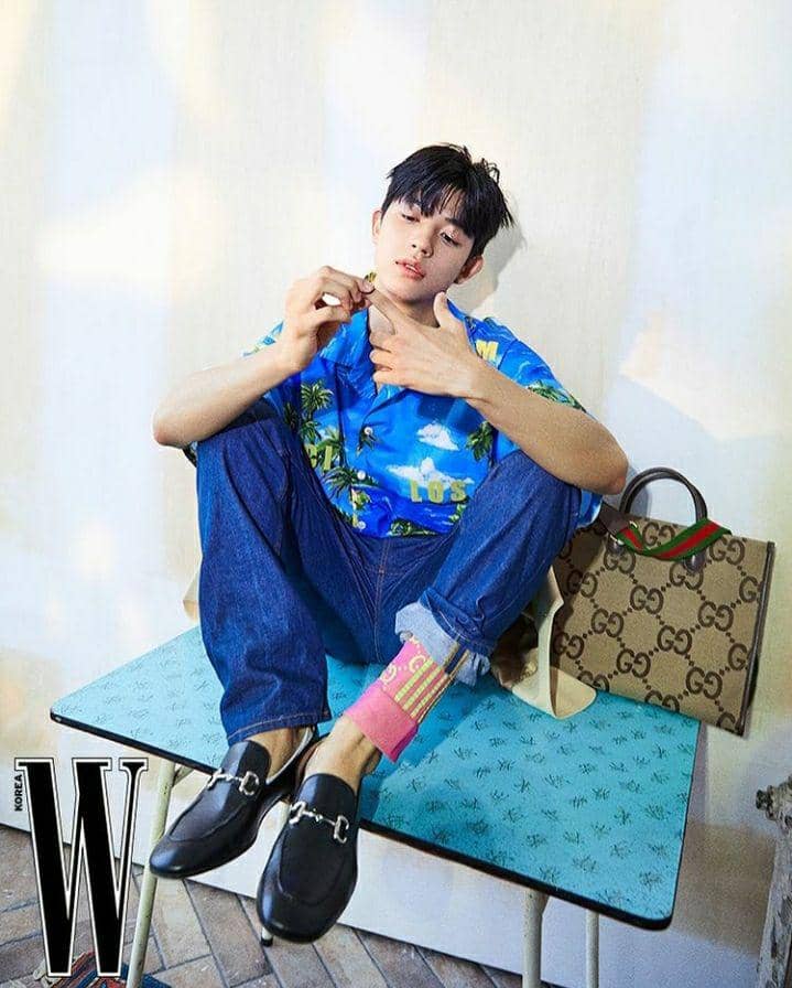 potret ootd Park Solomon (instagram.com/wkorea)