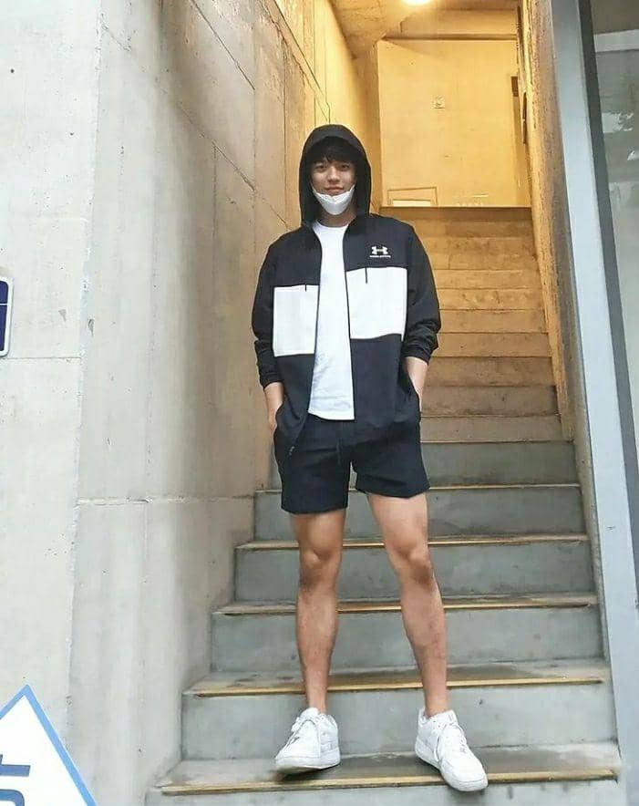 potret ootd Park Solomon (instagram.com/lomon_actor)