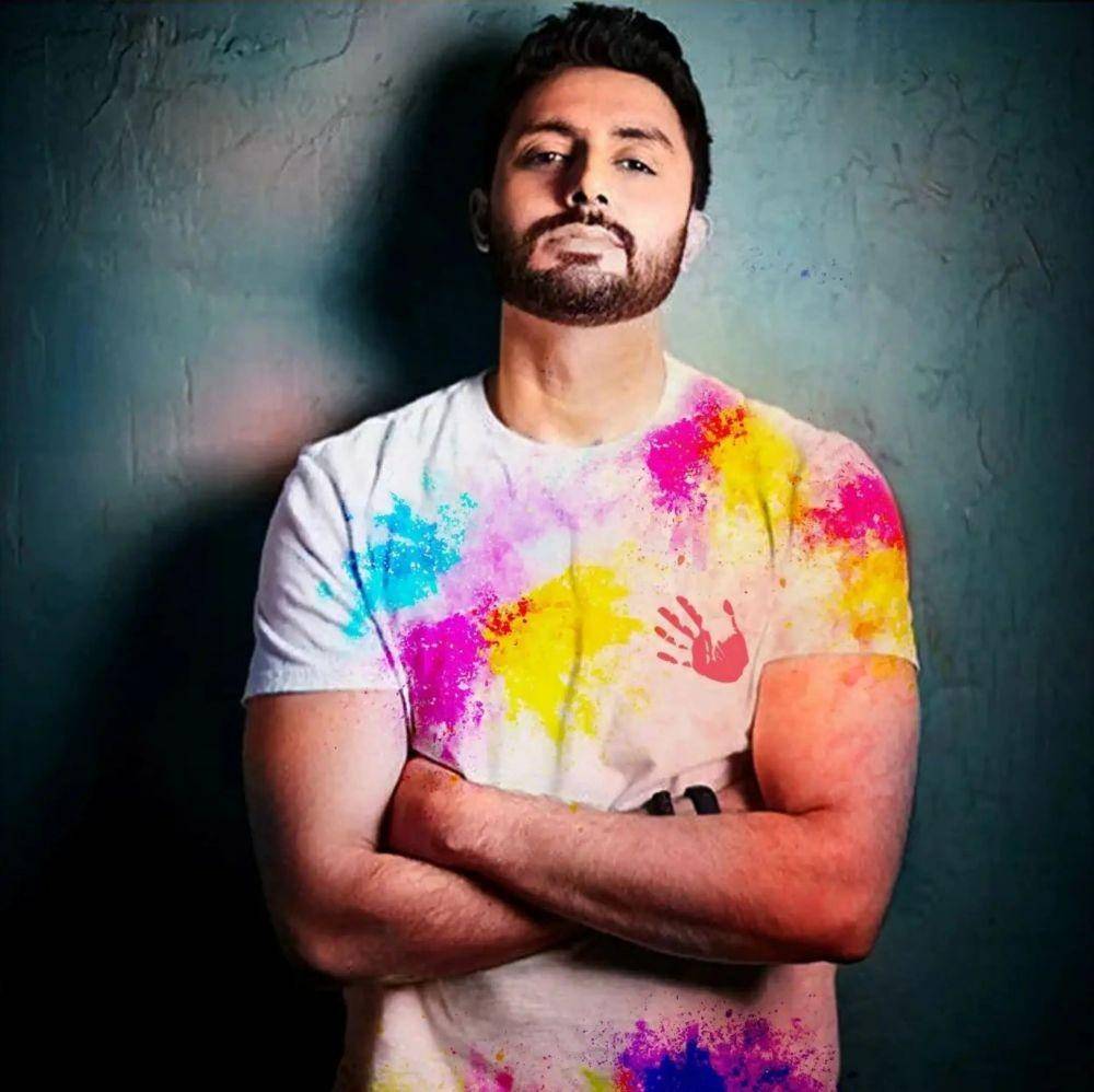 Festival Holi artis India (Instagram.com/bachchan/)