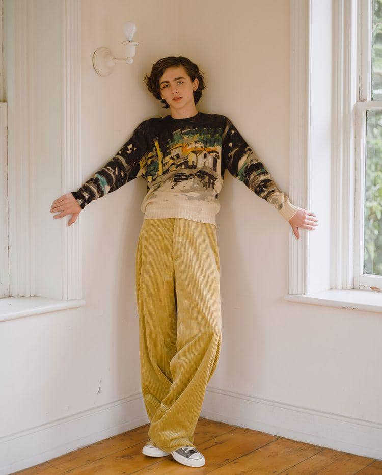 Gaya busana Timothée Chalamet (instagram.com/tchalamet)
