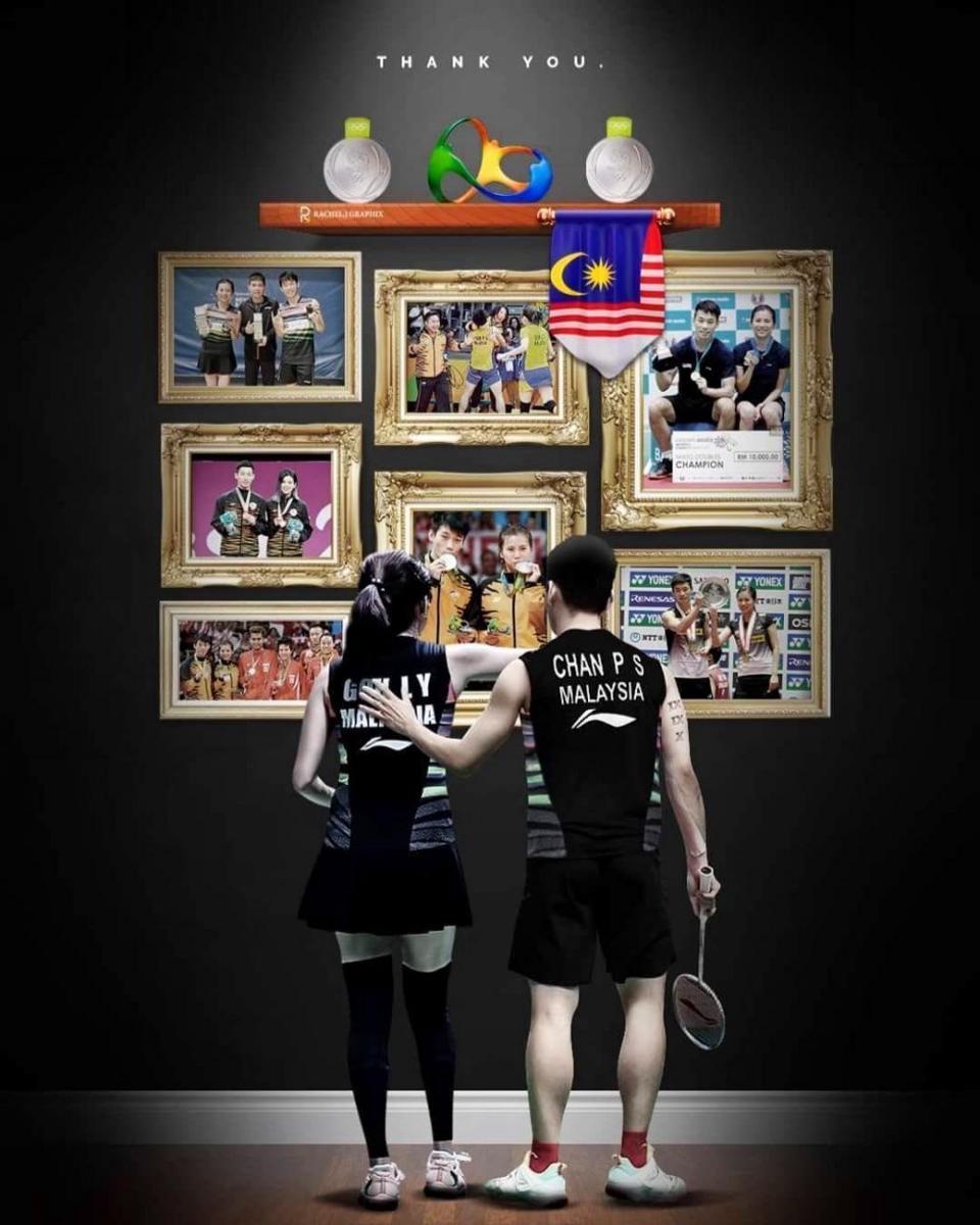 Goh Liu Ying dan Chan Peng Soon (instagram.com/gohliuying)