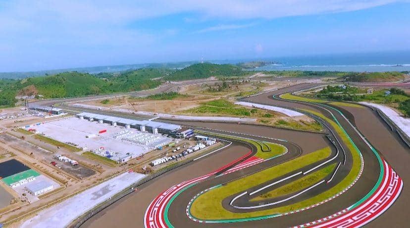 Sirkuit Pertamina Mandalika di Lombok Tengah Nusa Tenggara Barat (NTB). Foto PLN