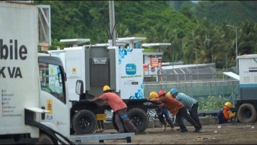PT PLN (Persero) menjamin pasokan listrik Sirkuit Mandalika di Lombok Tengah NTB. Foto PLN