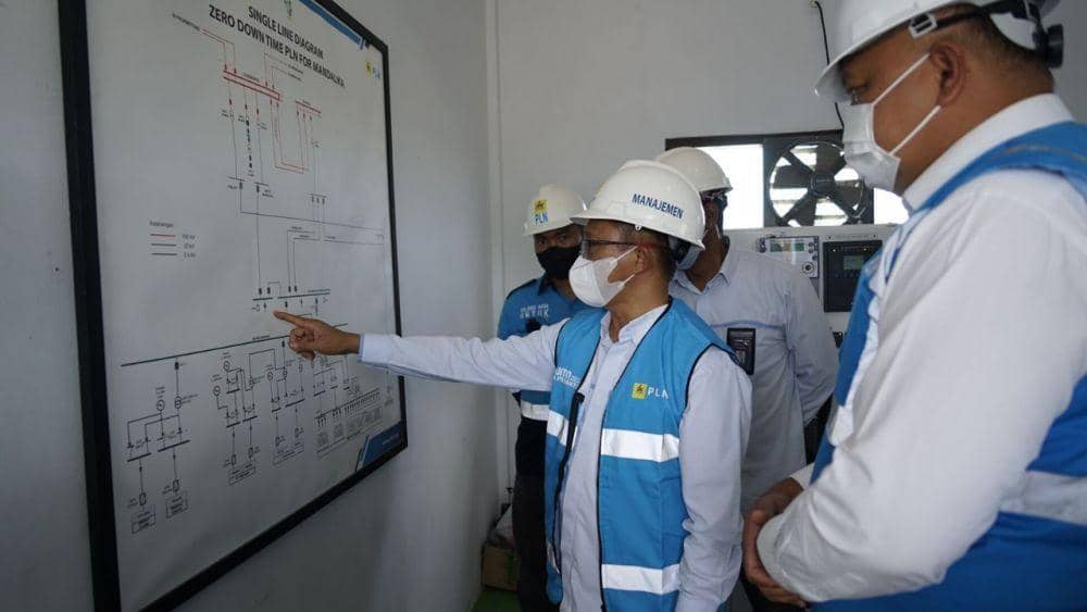 PT PLN (Persero) menjamin pasokan listrik Sirkuit Mandalika di Lombok Tengah NTB. Foto PLN