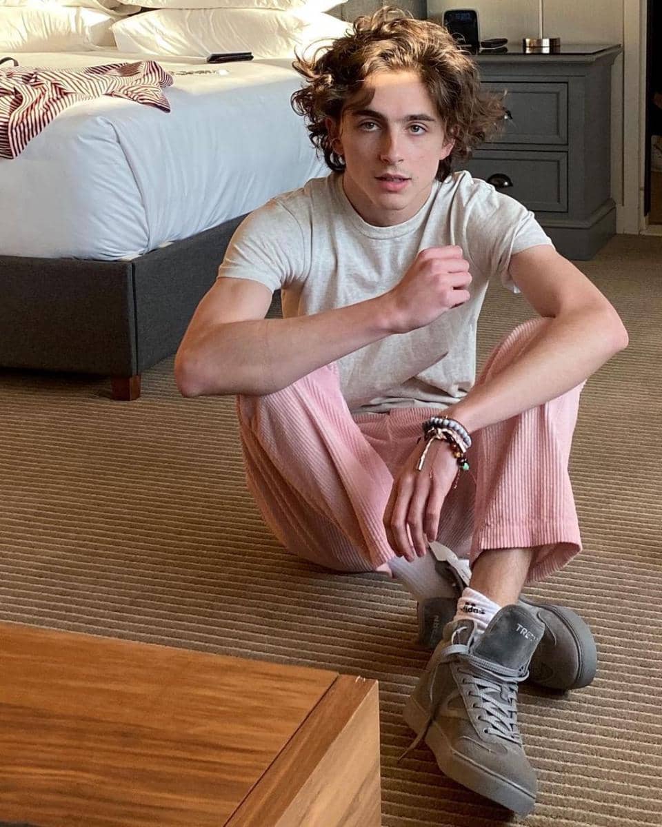 Gaya busana Timothée Chalamet (instagram.com/tchalamet)