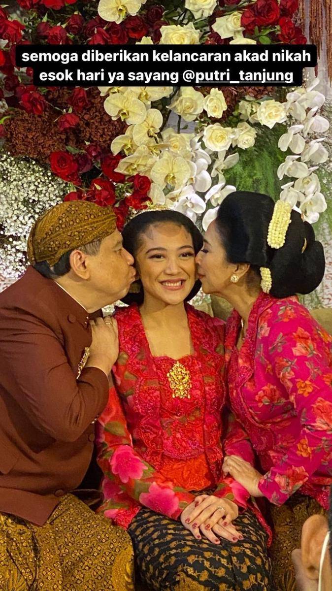 Kebaya dan Makeup Midodareni Putri Tanjung (instagram.com/annisayudhoyono)