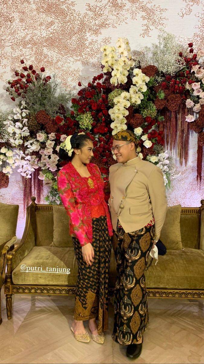 Kebaya dan Makeup Midodareni Putri Tanjung (instagram.com/bimoganzar)