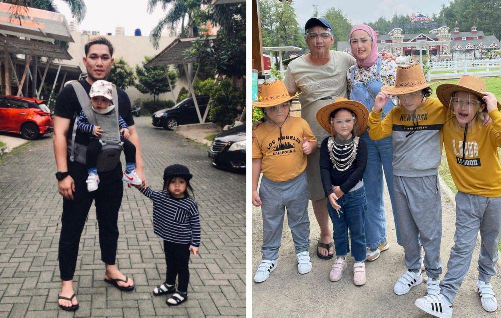 9 Potret Musisi saat Momong Buah Hati, Keluarganya Harmonis!