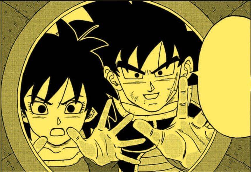 Gine dan Bardock. (Dok. Shueisha/Dragon Ball Super)