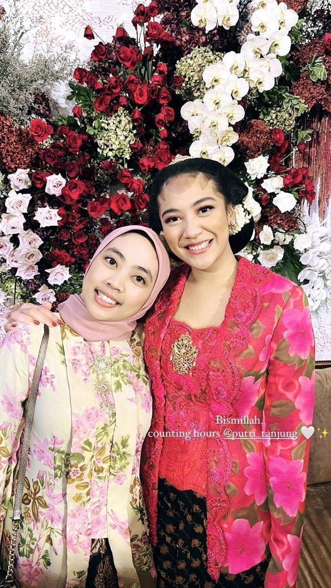 Kebaya dan Makeup Midodareni Putri Tanjung (instagram.com/sarahsyahida_)