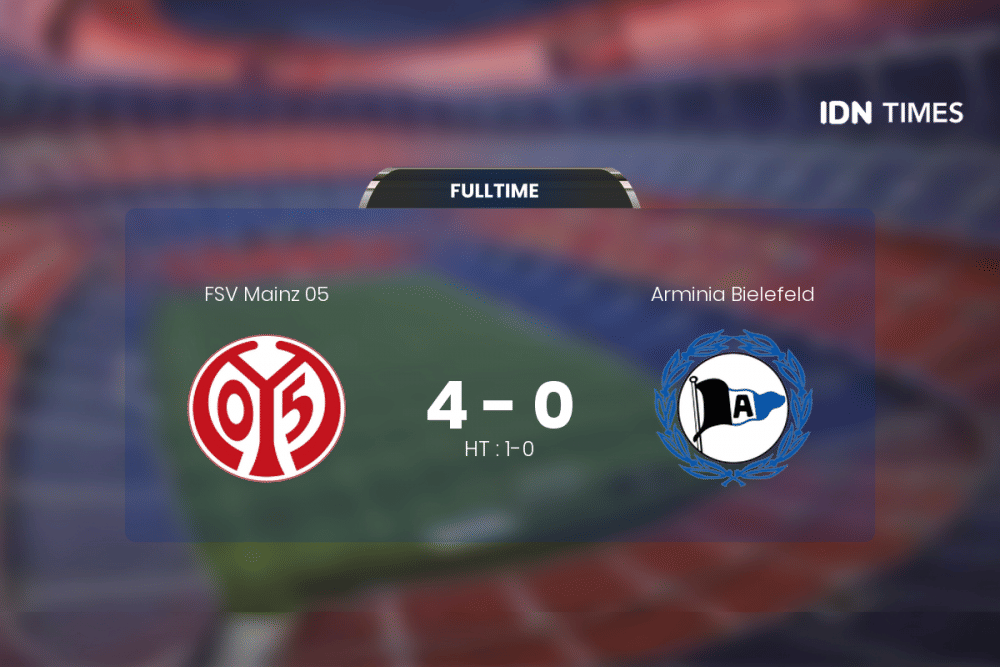 Fsv Mainz 05 Curi Poin Penuh Atas Arminia Bielefeld