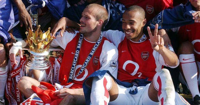 potret Freddie Ljungberg dan Thierry Henry (planetfootball.com)
