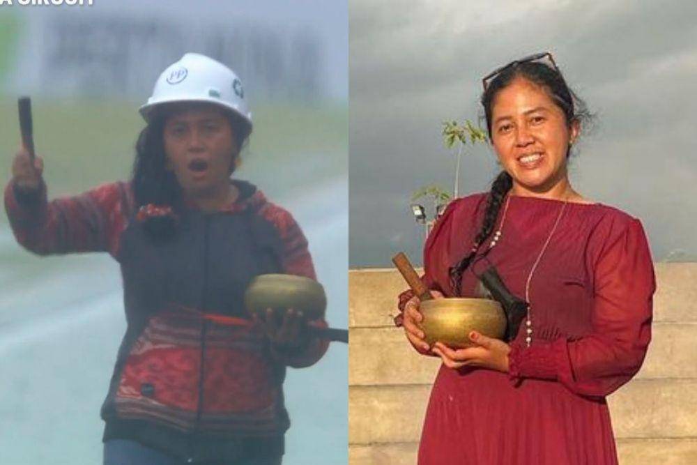 Rara Istiati Wulandari pawang hujan di MotoGP Mandalika (Instagram.com/rara_cahayatarotindigo)