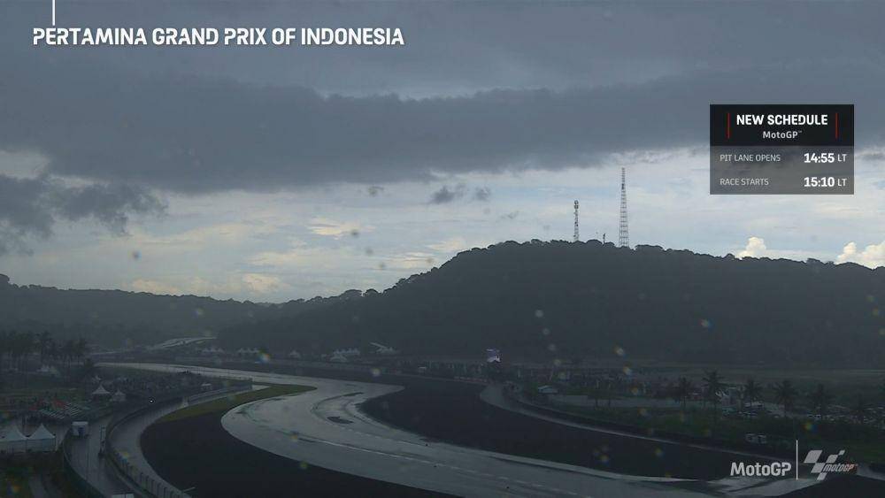 Kondisi di Sirkuit Pertamina Mandalika jelang MotoGP Indonesia / Twitter @MotoGP