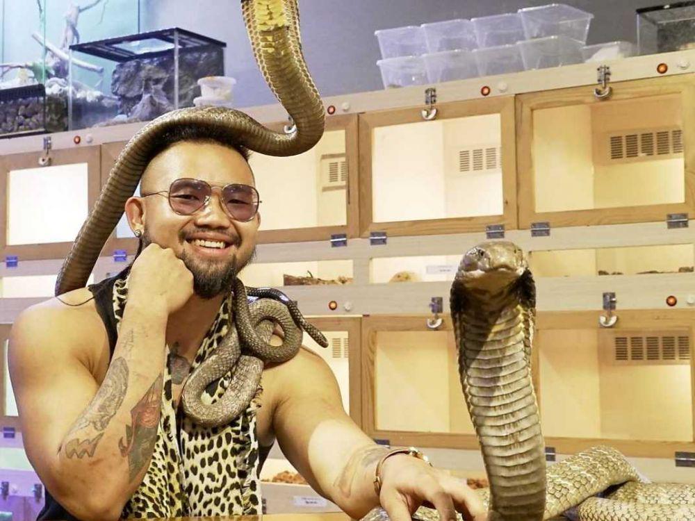 Jadi Host A King of The Jungle, 10 Potret Audrey si Penyayang Binatang