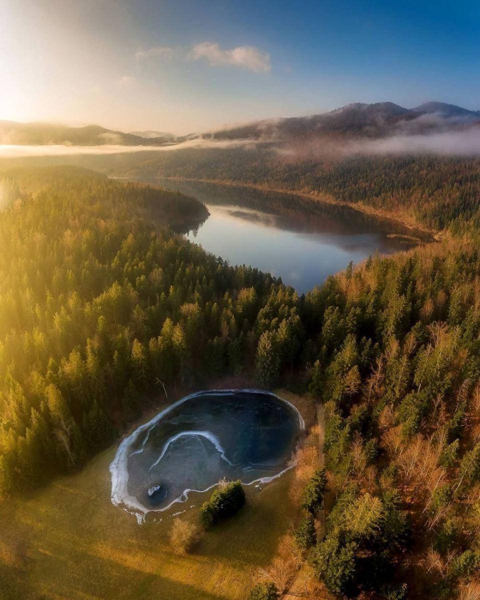 potret Lake Cerknika (instagram.com/loveslovenis)