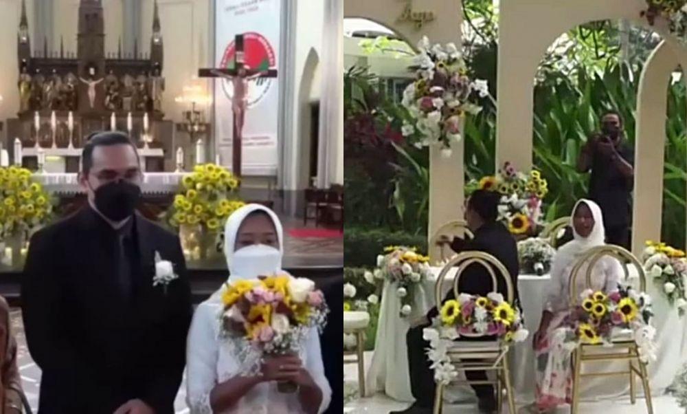9 Dekorasi Akad dan Pemberkatan Nikah Ayu Kartika Dewi, Stafsus Jokowi