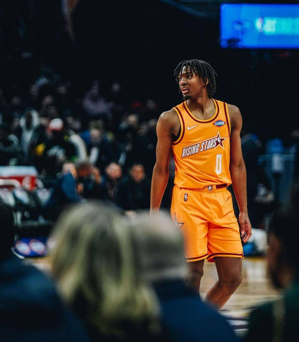 Tyrese Maxey pada NBA Rising Stars 2022 (instagram.com/tyresemaxey)