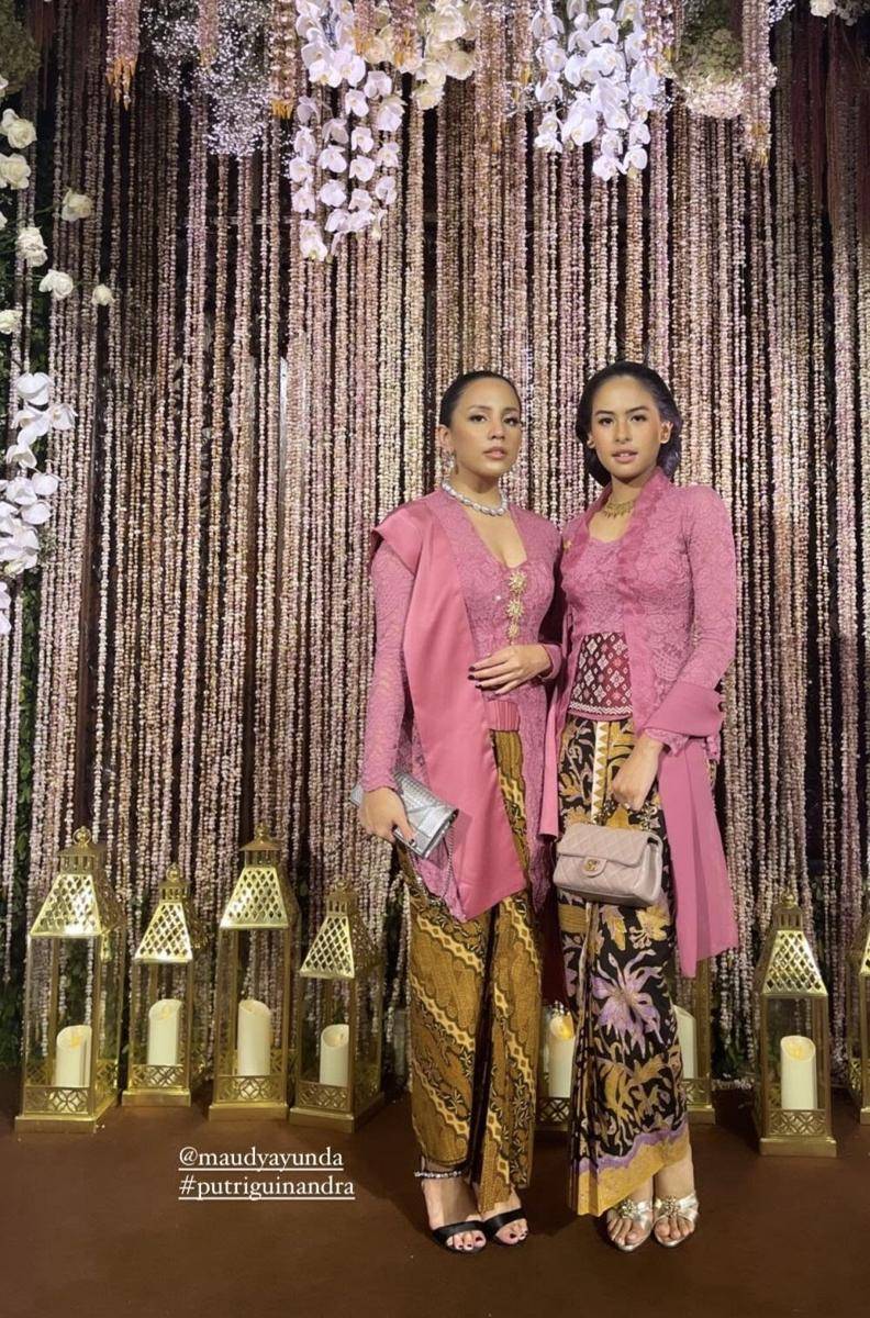 Tamu putri (Instagram.com/angelpieters)