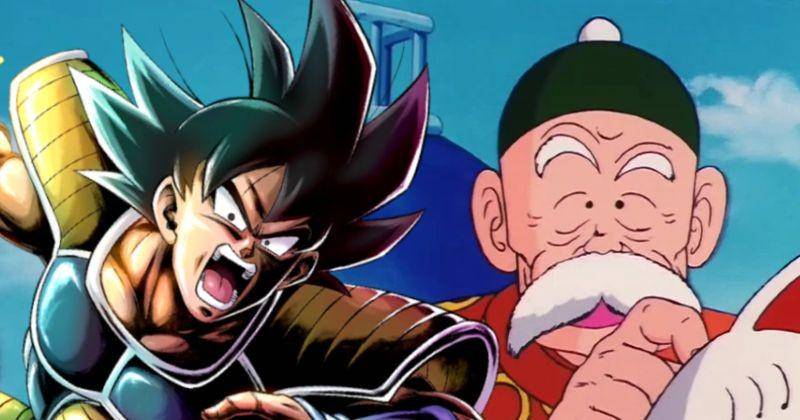 Goku dengan baju Saiyan dan Kakek Gohan. (Berbagai Sumber)