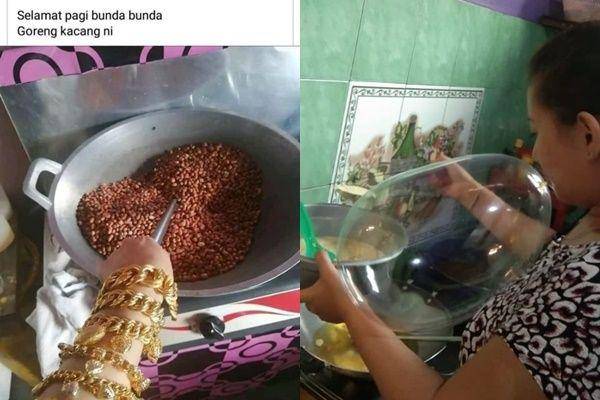 potret lucu emak-emak menggoreng (berbagai sumber)