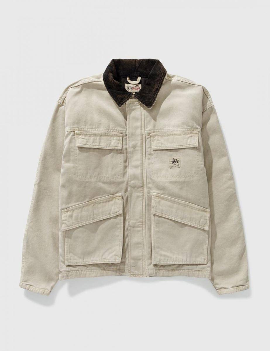 Washed canvas shop jacket (hbx.com)
