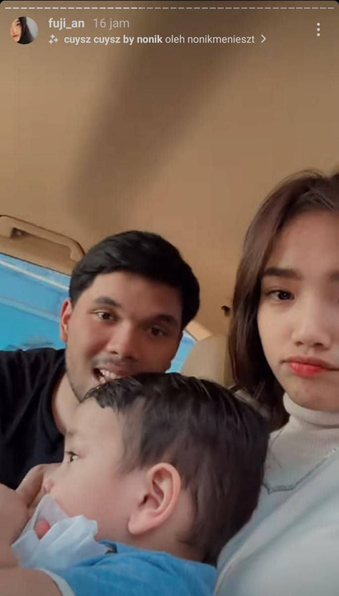 potret Fuji, Thariq, Gala (instagram.com/fuji_an)