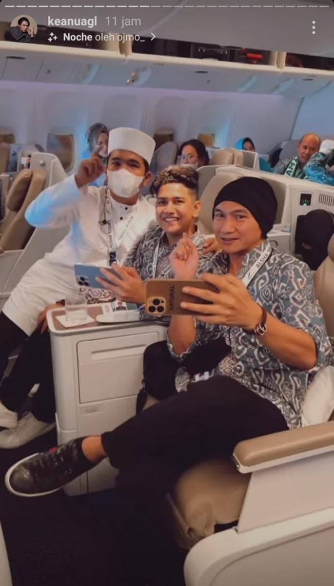 potret rombongan umrah (instagram.com/keanuagl)