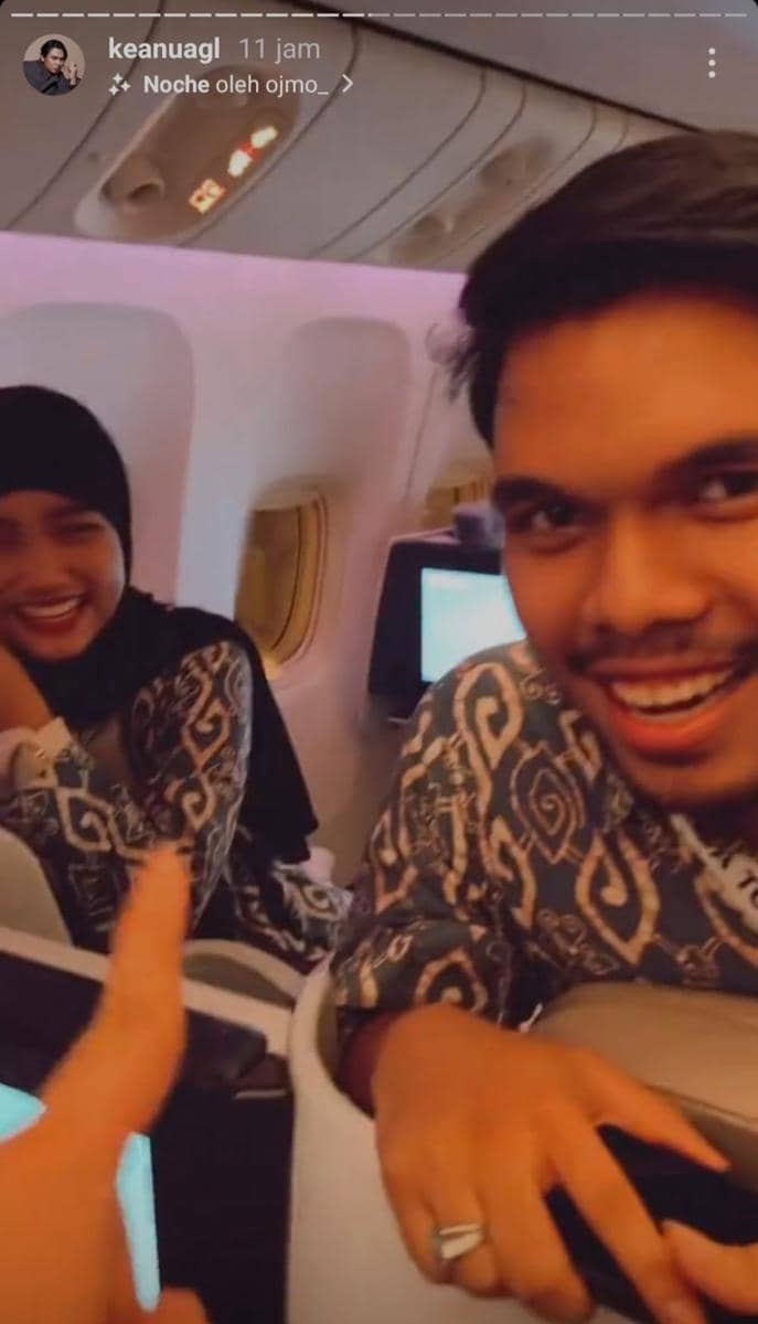 potret Fuji dan Thariq (instagram.com/keanuagl)