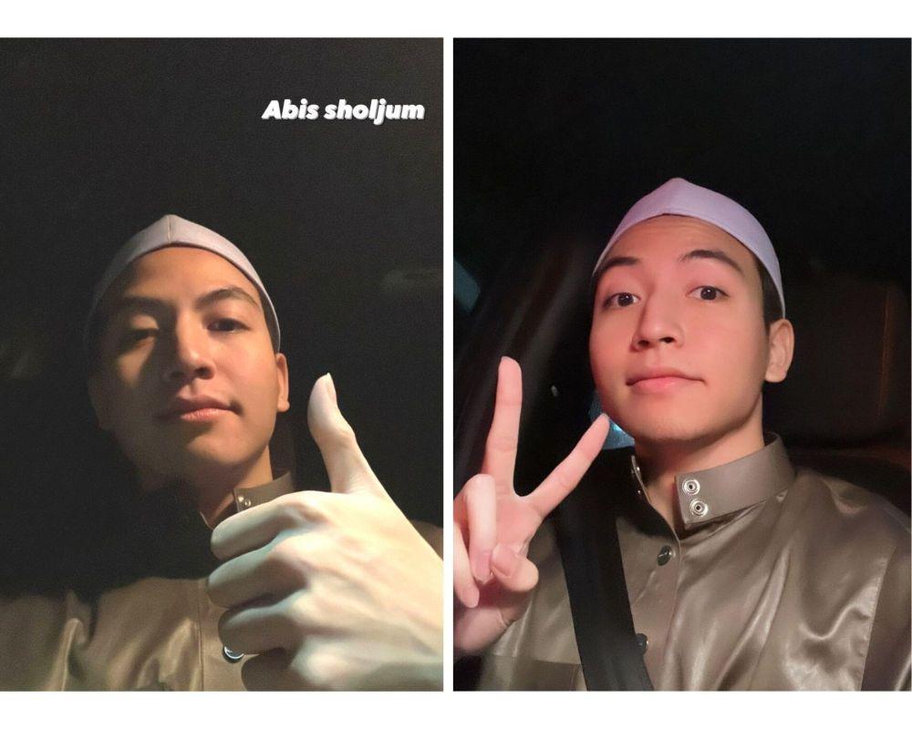 10 Potret Jeffry Reksa Pakai Baju Muslim dan Peci, Jadi Mualaf?