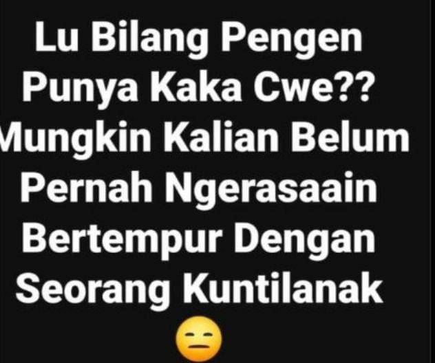 cerita lucu punya kakak cewek (twitter.com/txtdariwa)